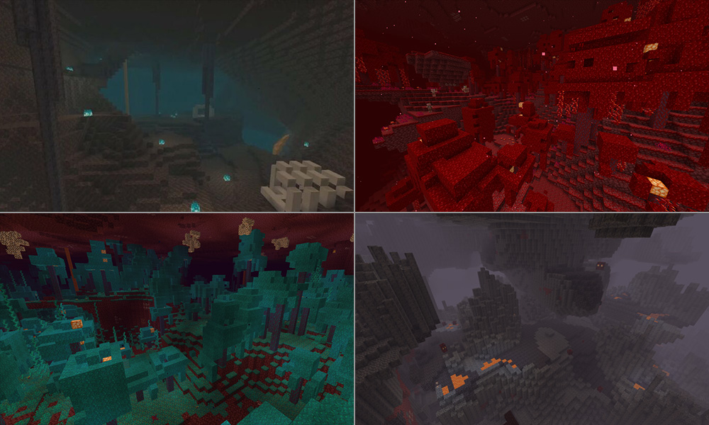 You can start in the nether in minecraft 1.16